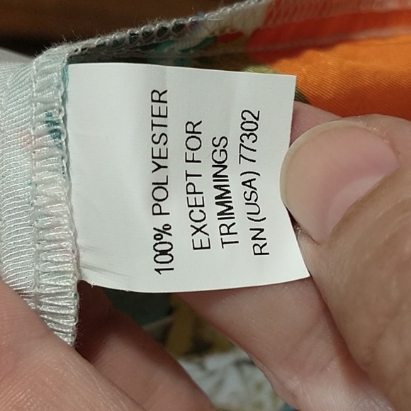 Zara Basic Floral Short Sleeve Shirt Top Tunic size medium - Picture 5 of 6